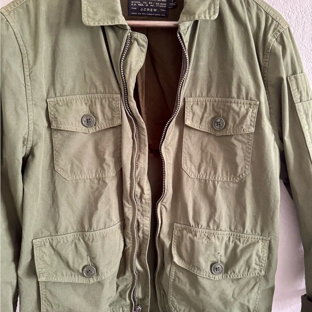 J. Crew Men's Olive Green Field Jacket - Picture 1 of 3
